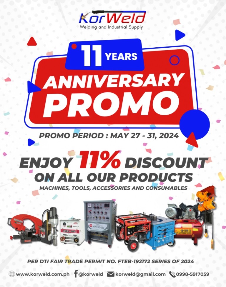 KorWeld’s 11th Year Anniversary Promo!